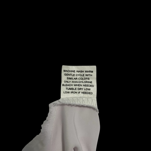 Notations Classic White Button-Down Shirt - Picture 7 of 8